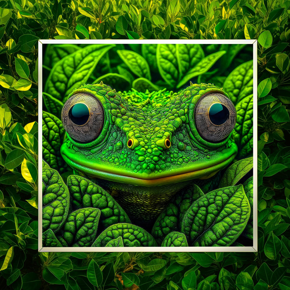 Bgraamiens Puzzle- Impossible Hard Puzzle for Adults 1000 Pieces,Frog Camouflage Wild Animal Puzzle,Impossible Hard Challenging Fun Jigsaw Puzzle for Adults Bgraamiens