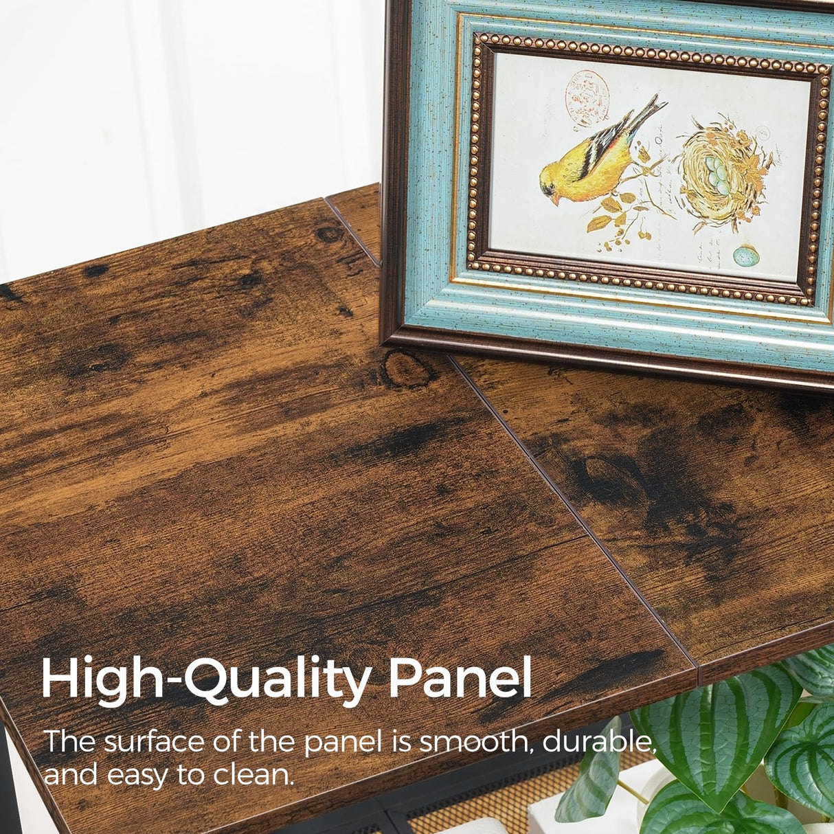 MAHANCRIS Mobile Printer Stand, 3-Tier Industrial Printer Cart with Power Outlets and 2 USB Ports, Rolling Printer Table on Wheels for Home Offices Kitchen Organization Rack, Rustic Brown PTHR78E01 MAHANCRIS