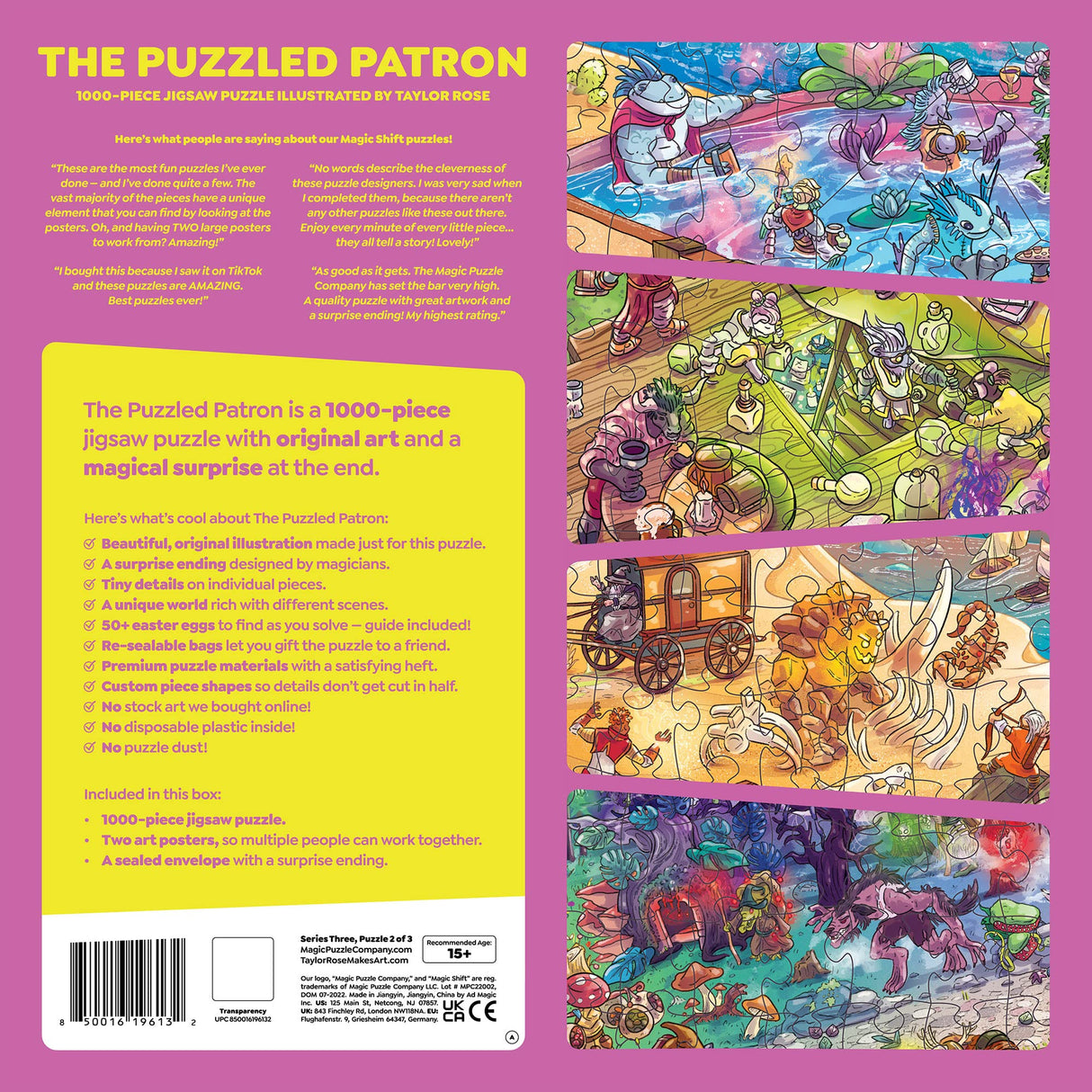 The Puzzled Patron • 1000-Piece Jigsaw Puzzle from The Magic Puzzle Company • Series Three Magic Puzzle Company