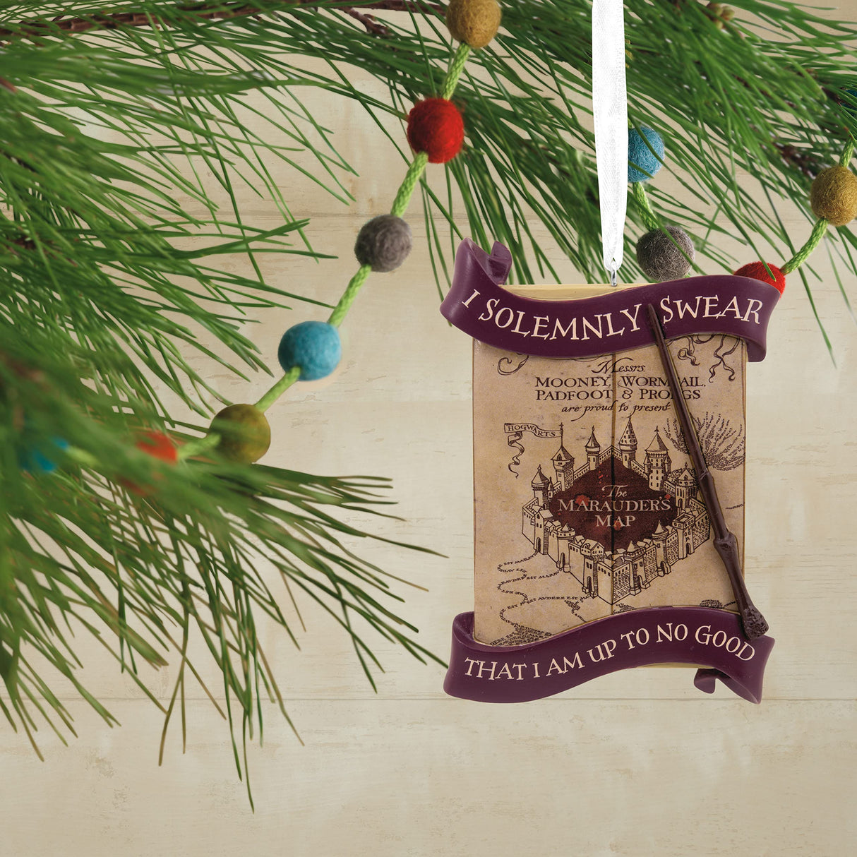 Hallmark Harry Potter Marauder's Map Christmas Ornament Hallmark