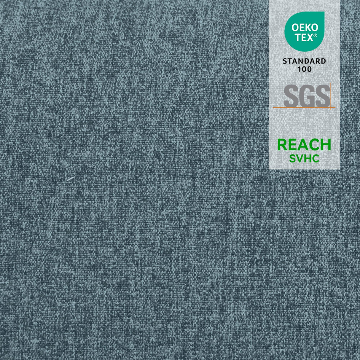 MCombo Oversized Swivel Glider Rocker Recliner with Adjustable Headrest, Dual Motor Power Recliner for Nursery, Led Nightlight, Fabric PR601 (Pacific Blue) MCombo