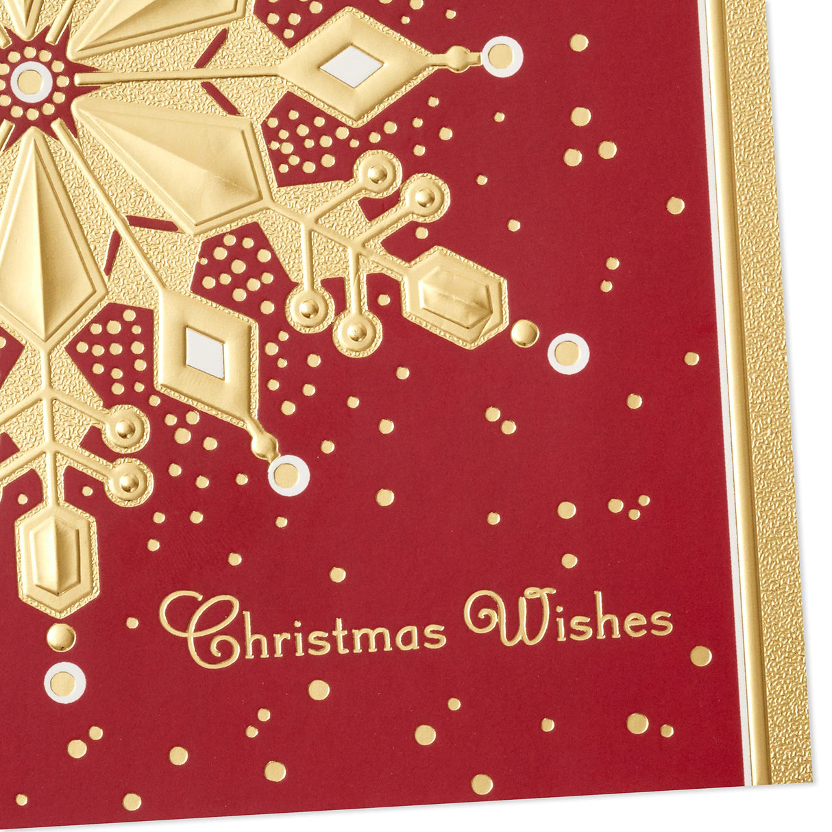 Hallmark Boxed Holiday Cards, Red and Gold Snowflake (40 Cards with Envelopes) Hallmark