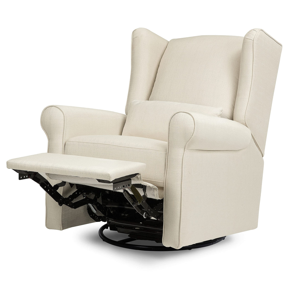 DaVinci Hayden Recliner and Swivel Glider in Natural Oat, Greenguard Gold & CertiPUR-US Certified DaVinci