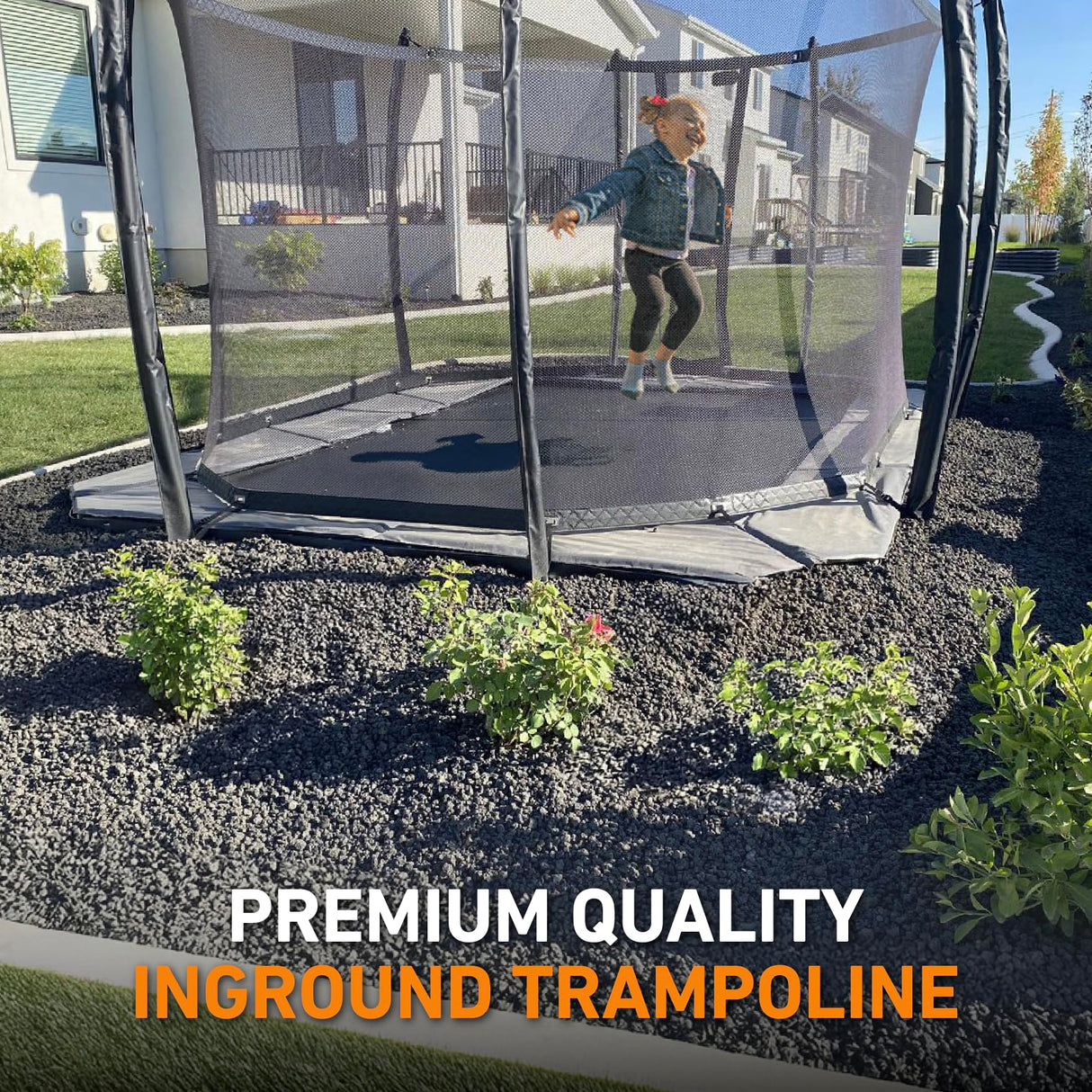 Avyna Premium Rectangle In-Ground Trampoline, 10x14 FT, 10x17 FT, 12x18 FT – Outdoor Trampoline for Kids and Adults with Advanced Safety Features Avyna