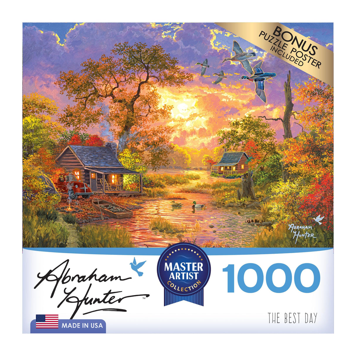 RoseArt - Abraham Hunter - The Best Day - 1000 Piece Jigsaw Puzzle for Adults RoseArt