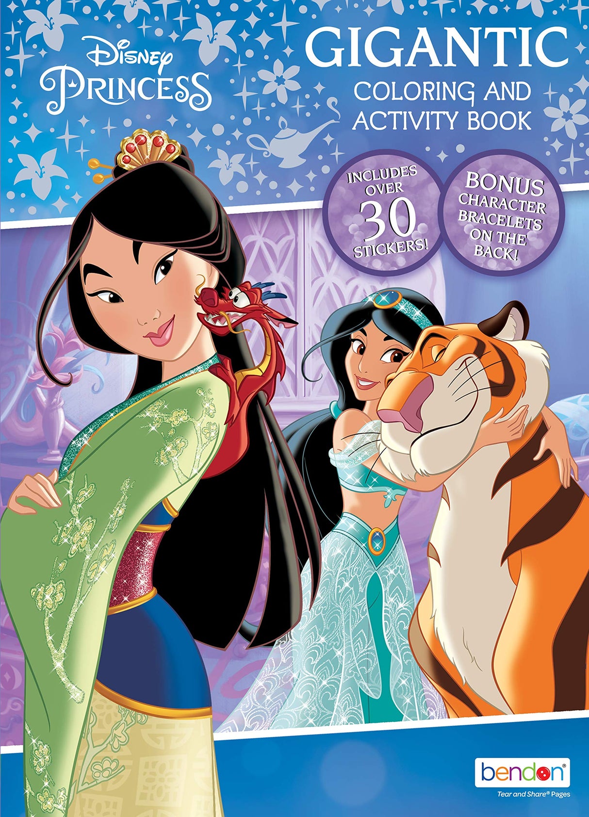 Disney Princess 192-Page Coloring and Activity Book with Stickers 46253 Bendon Disney Princess