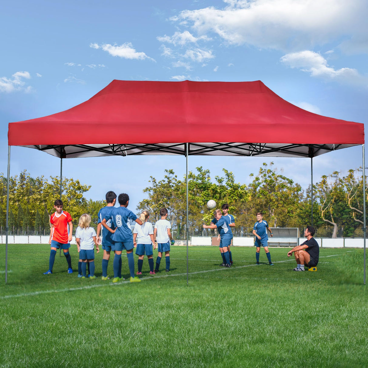 Wonlink 10x20 ft Instant Pop up Canopy, Folding Heavy Duty Height Adjustable Shelter Gazebos with Wheeled Bag Wonlink