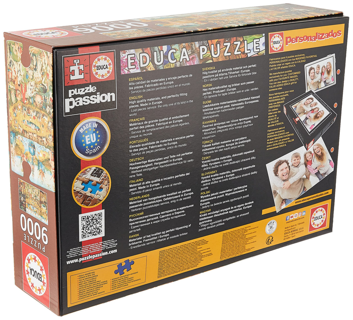 Educa 9,000 Piece Puzzle - The Garden of Earthly Delights Educa