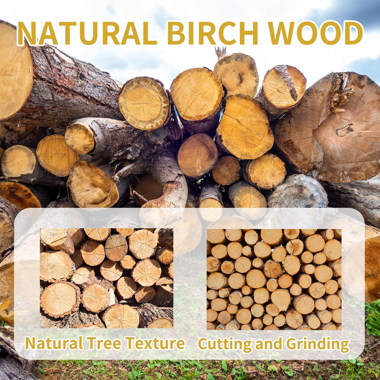 Snaikor Wooden Coat Rack Stand, Vintage Natural Birch Wood Coat Racks Freestanding, Solid Coat Tree Stand with 14 Hooks, Classic Sturdy Coat Racks Hall Tree for Entryway, Office (Round chassis) Snaikor