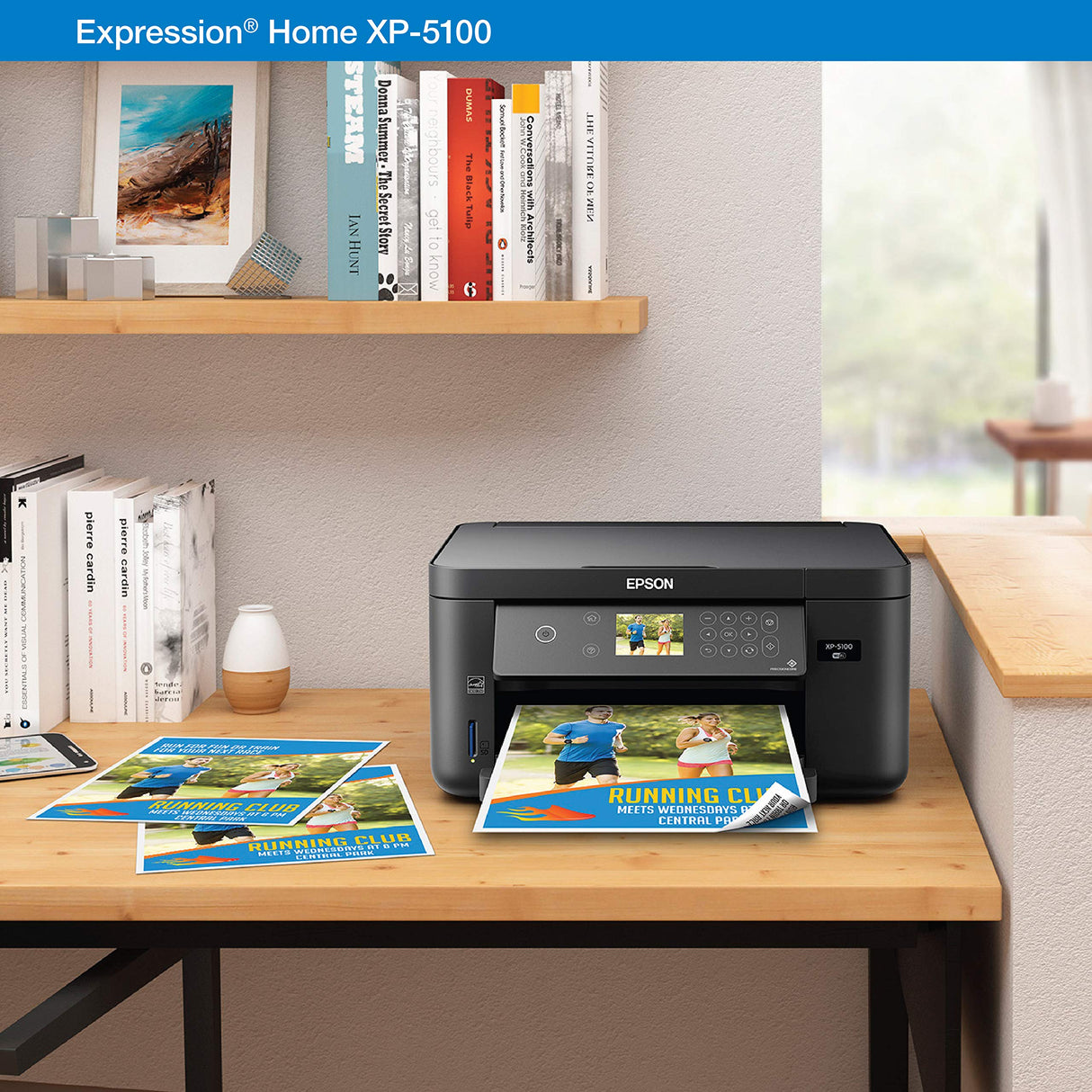 Epson Expression Home XP-5100 Wireless Color Photo Printer with Scanner & Copier, Amazon Dash Replenishment Ready Epson