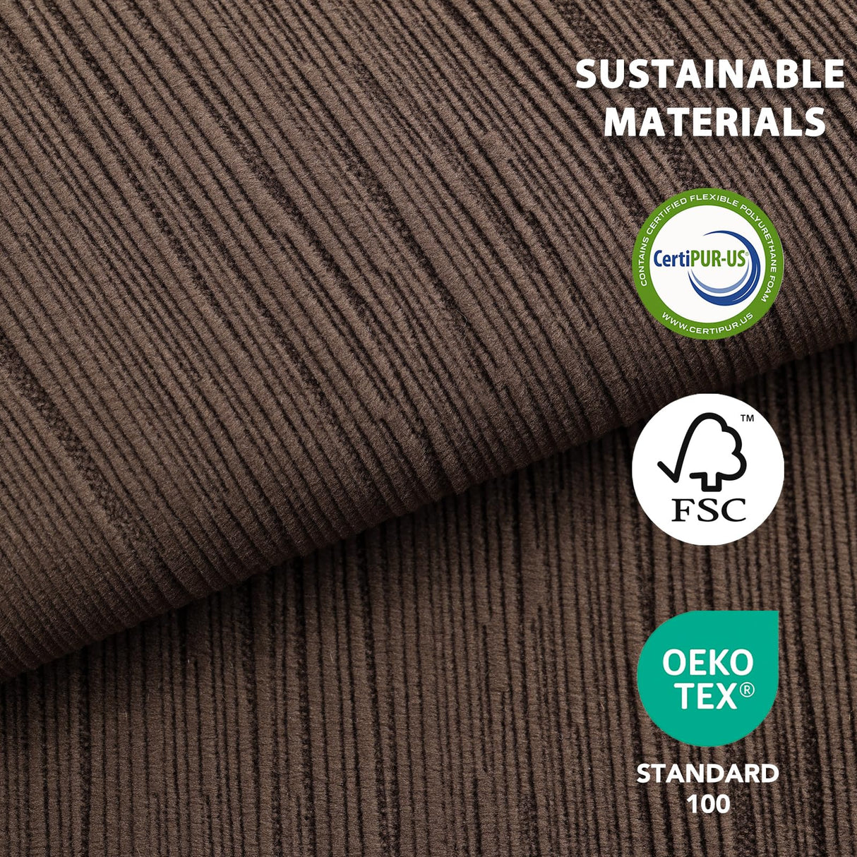 EONIX Triple Motor Lay Flat Zero Gravity Power Recliner Chair with Heat and Massage, Independent Adjustable Backrest Footrest Headrest, 400lbs Heavy Duty Medium Size, Stylish Chenille, Dark Brown EONIX