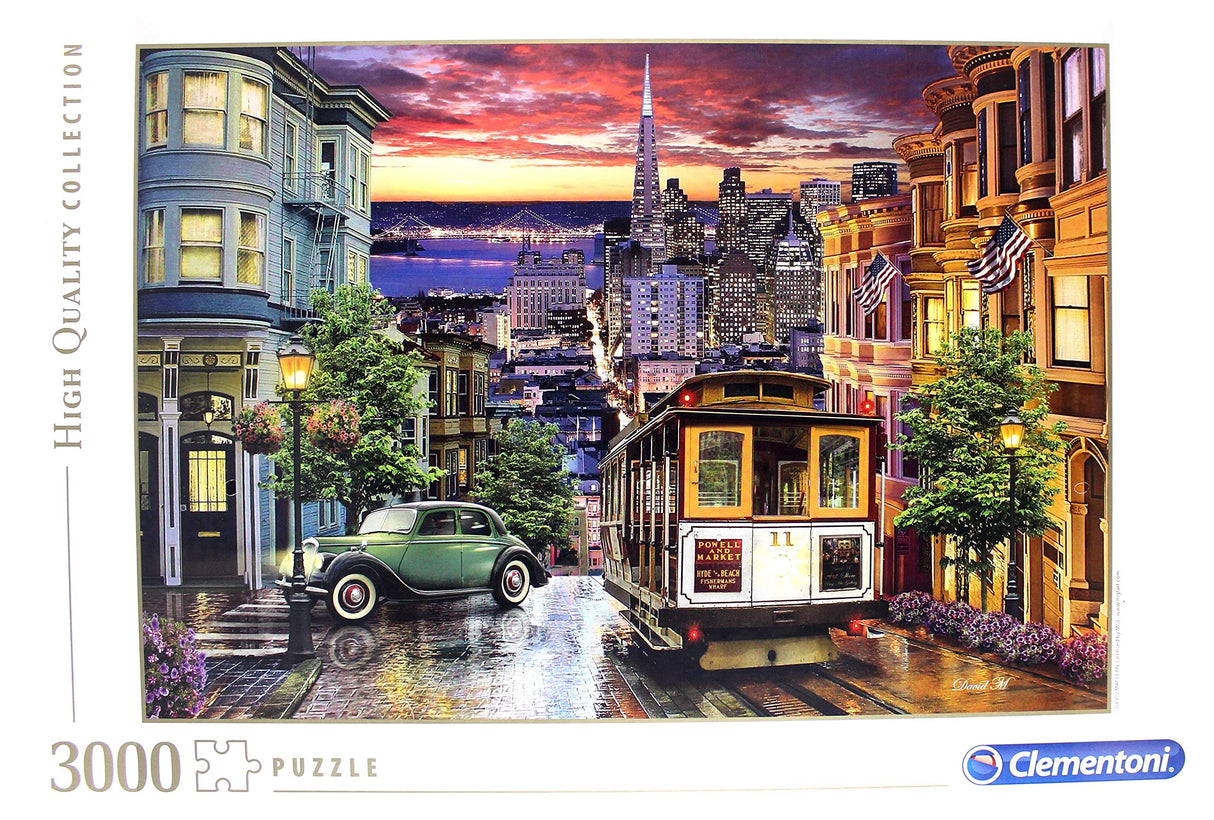 Clementoni - 33547 - Collection Jigsaw Puzzle for Children and Adults - Francisco-3000 Pieces Clementoni