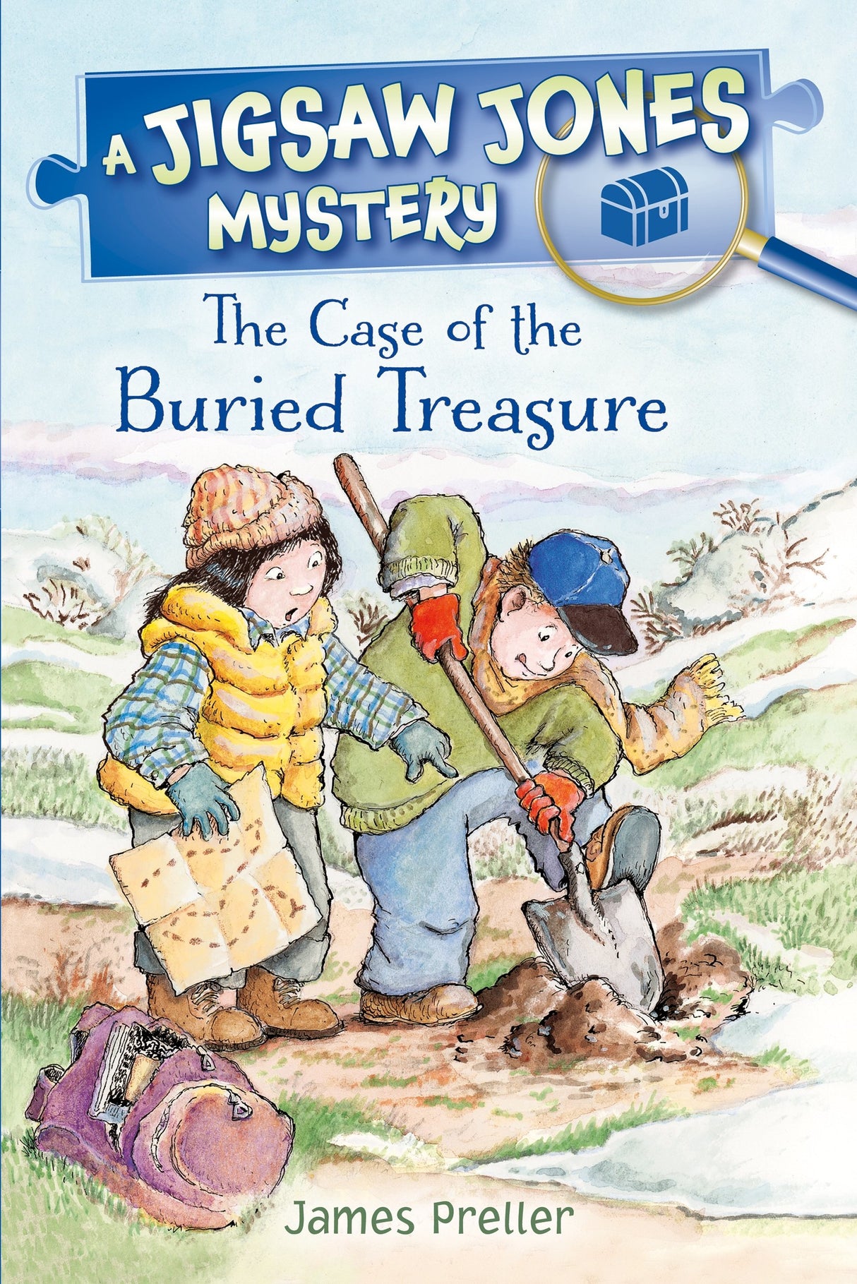 Jigsaw Jones: The Case of the Buried Treasure (Jigsaw Jones Mysteries) Feiwel & Friends