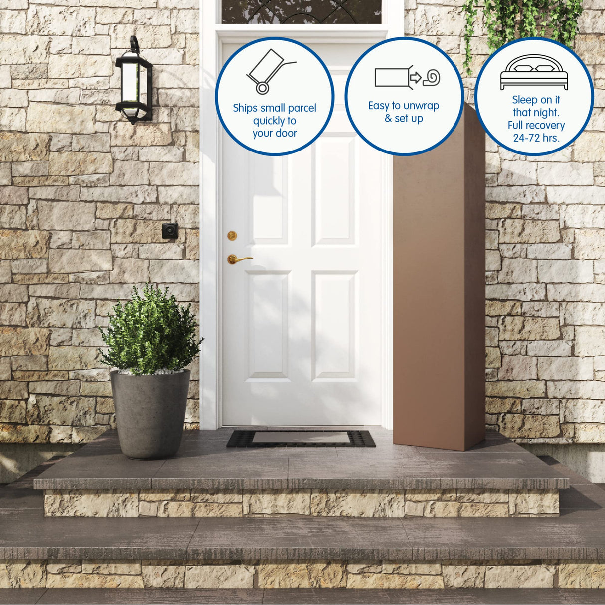 Vibe Quilted Hybrid Mattress, 12-Inch Innerspring and Pillow Top Gel Memory Foam Mattress, Fiberglass Free, CertiPUR-US Certified Bed in a Box, King, White Vibe