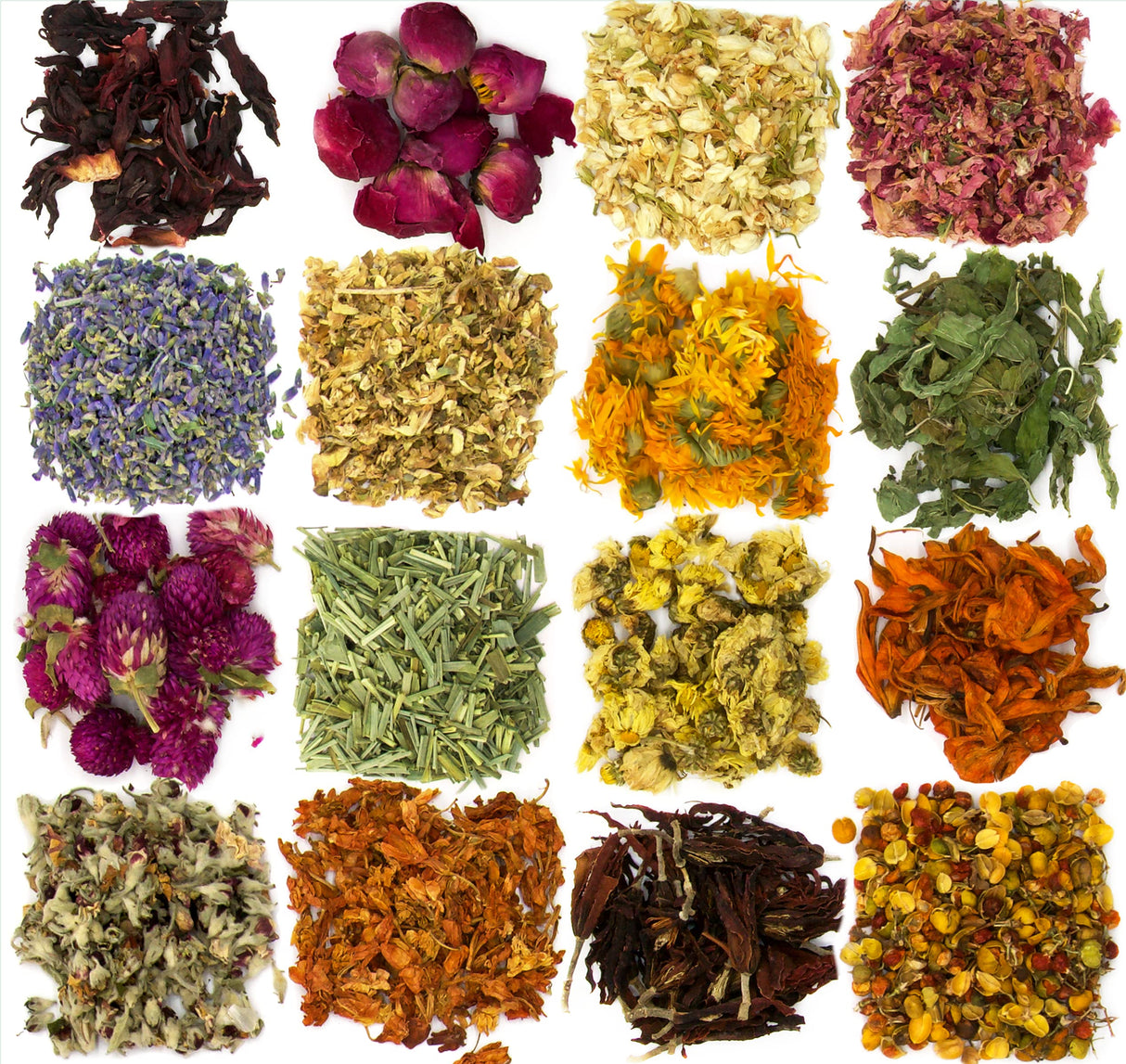 16 Bags Dried Flowers for Soap Making, Dried Flowers for Candle Making, Soap Flowers and Dried Herbs for Candle Oil, Bath Bombs. Essential Fragrant – The Best Variety of Grade A Flowers TOPITOP