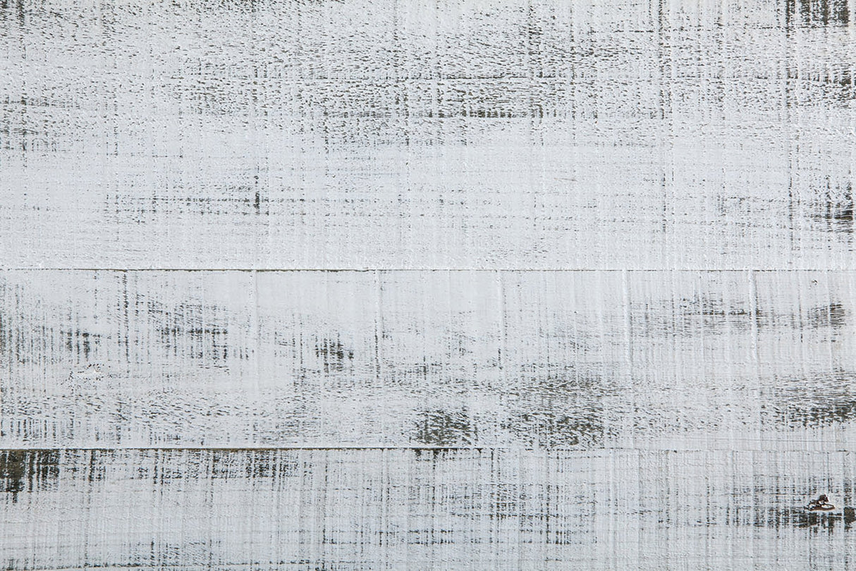 Rustic Rectangluar Coffee Table with 1 Shelf, White Antique Alaterre Furniture