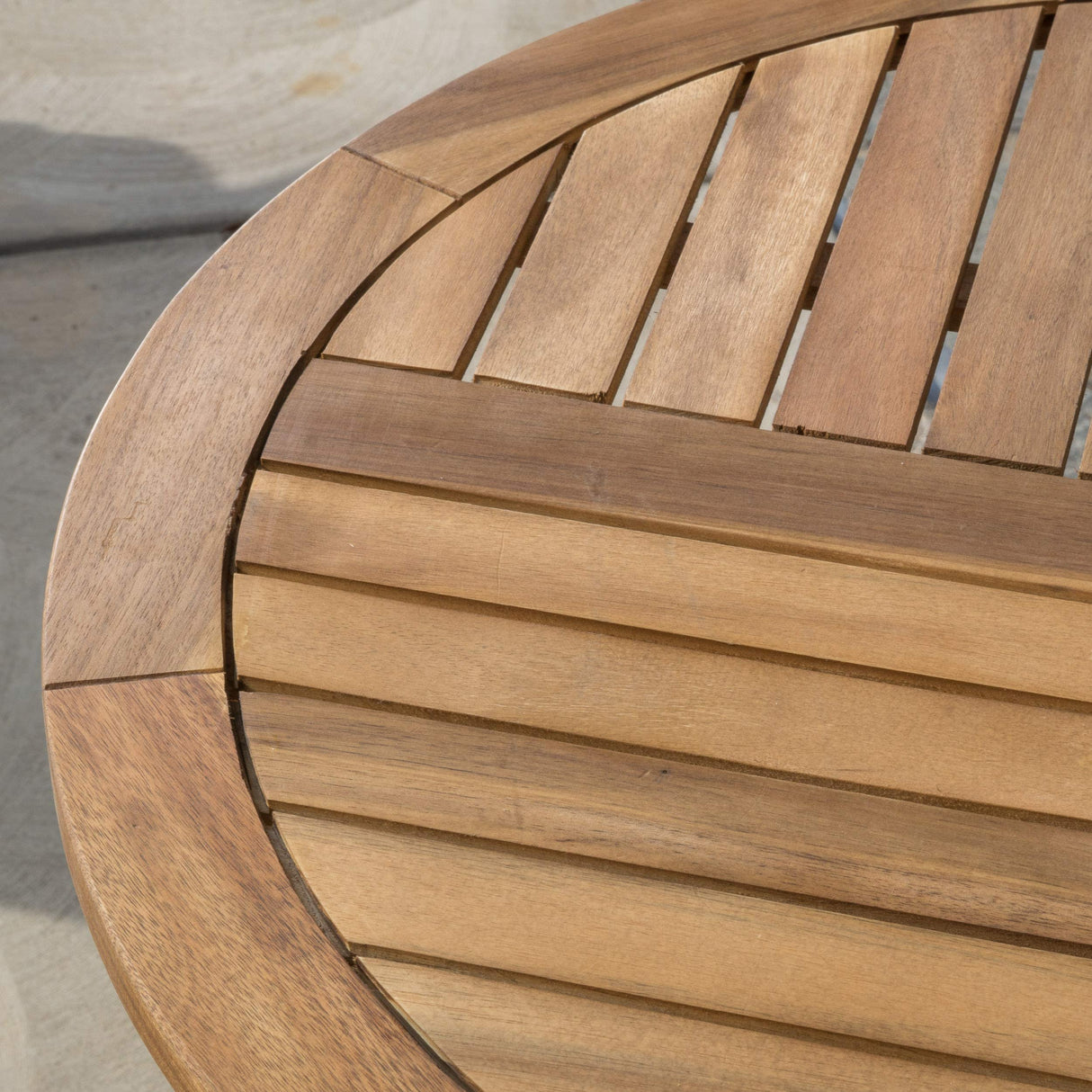 Christopher Knight Home Carina Accent Round Table, Teak Finish Brown Christopher Knight Home