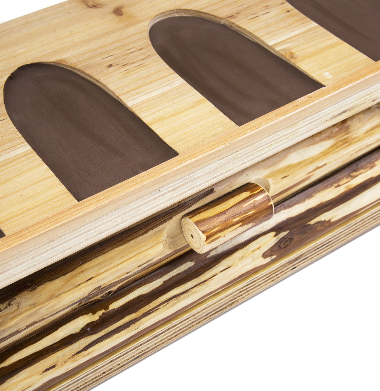 Rush Creek Creations unisex adult Rustic Pine Standing Indoor 6 Rifle Shotgun Storage Rack, Rustic Pine, 34 L x 9.5 W 42 H US Rush Creek Creations