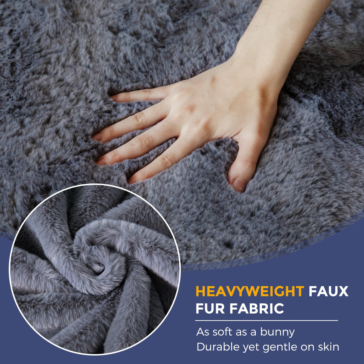 MAXYOYO Giant Bean Bag Chair for Adults, Ultra Soft Fluffy Loveseat Bean Bag Sofa, Oversized Floor Sofa for Living Room Bedroom, Cozy Reading Chair with Filler, Dark Grey MAXYOYO