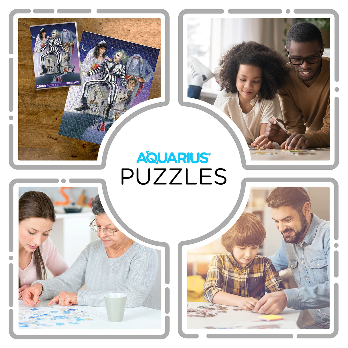AQUARIUS - Beetlejuice Vuzzle 300 Piece Jigsaw Puzzle AQUARIUS