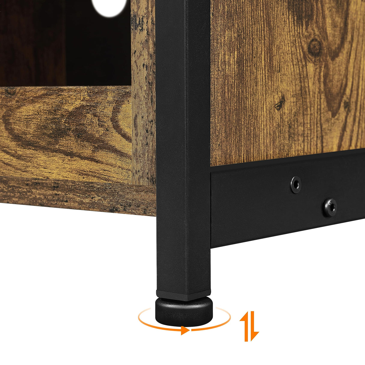 Yaheetech Cat Litter Box Enclosure, Hidden Litter Box Furniture w/Shelf & Storage Compartments, Cat Washroom, Wood Cat House, Rustic Brown Yaheetech