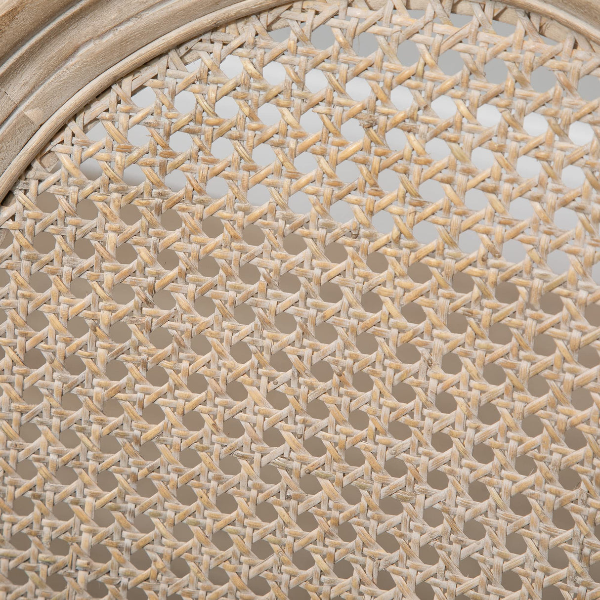 HOMCOM French-Style Upholstered Dining Chair Set, Armless Accent Side Chairs with Rattan Backrest and Linen-Touch Upholstery, Set of 2, Gray HOMCOM