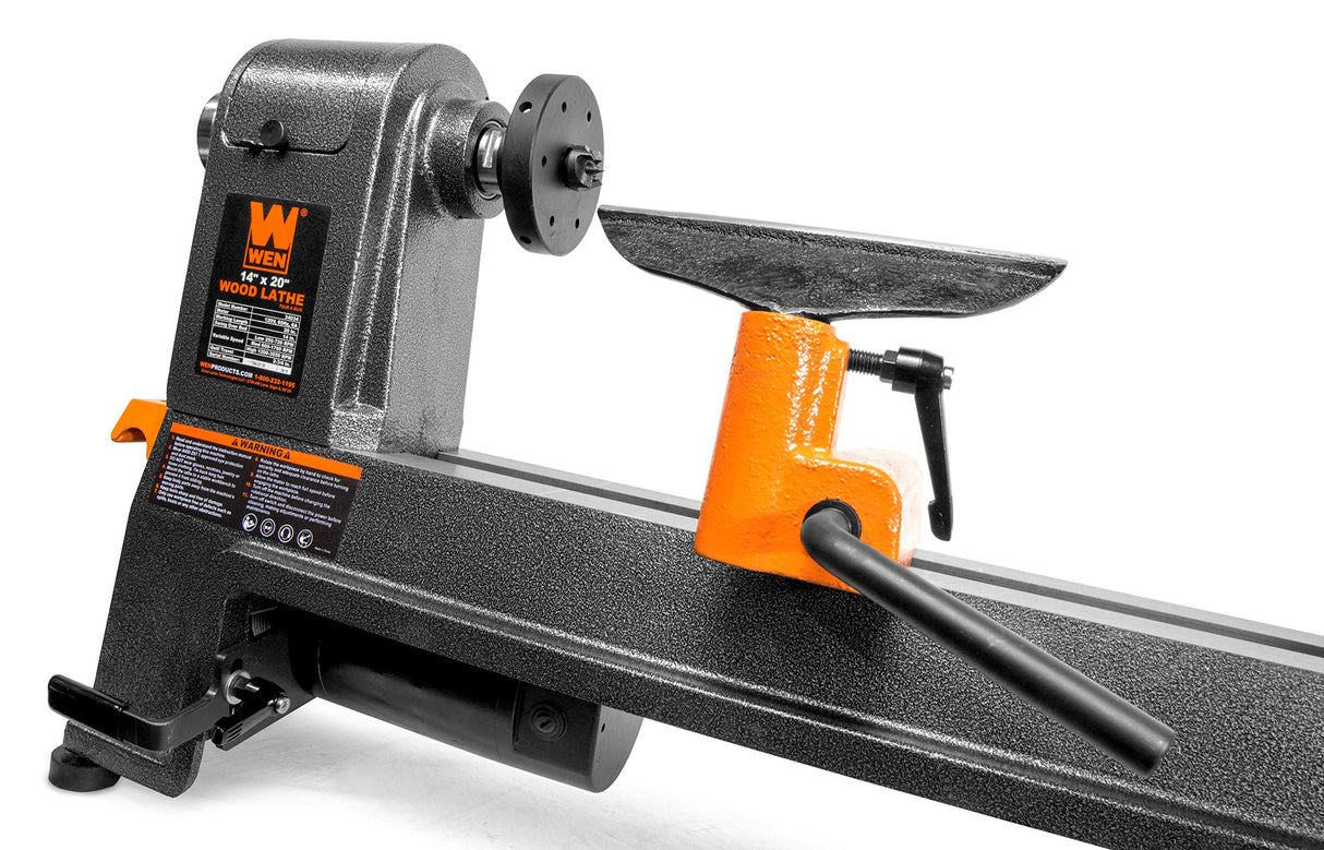 WEN 34035 6-Amp 14-Inch by 20-Inch Variable Speed Benchtop Wood Lathe WEN
