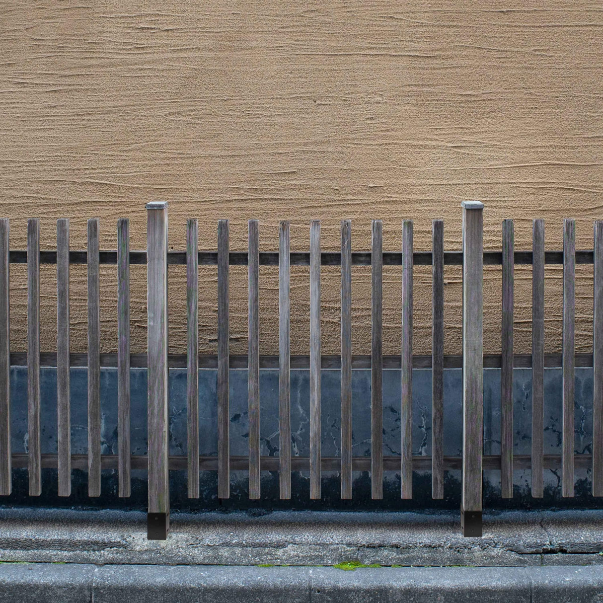 (4 PCS) LADECH 4x4 Post Anchor Base with Bottom Drainage Hole, Concealed Bolts, Black Powder Coated Brackets for Fence Posts, Pergola, Mailbox Post, Come with Wood Screws and Concrete Anchors LADECH