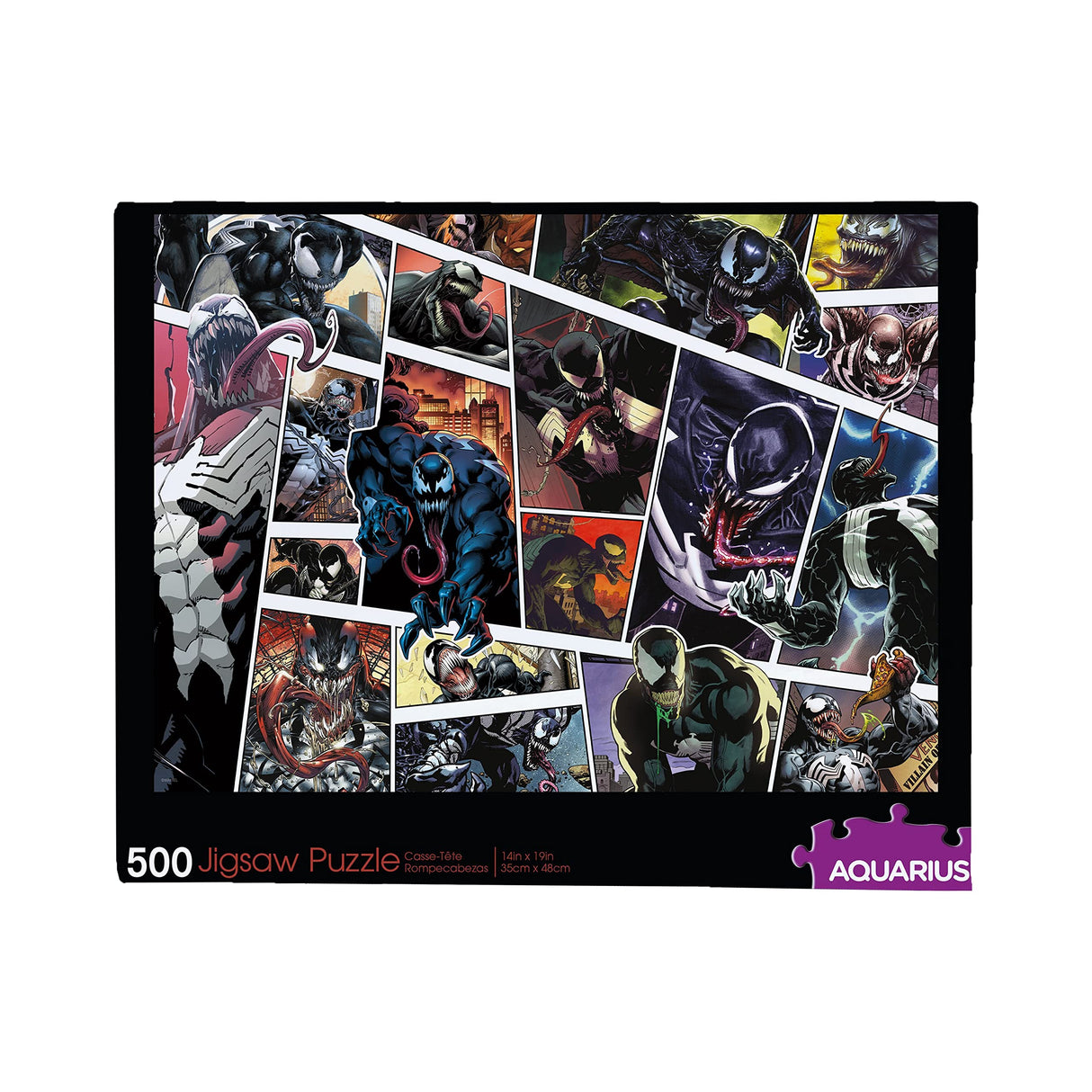 AQUARIUS Marvel Venom Puzzle (500 Piece Jigsaw Puzzle) - Glare Free - Precision Fit - Officially Licensed Marvel Merchandise & Collectibles - 14x19 Inches AQUARIUS