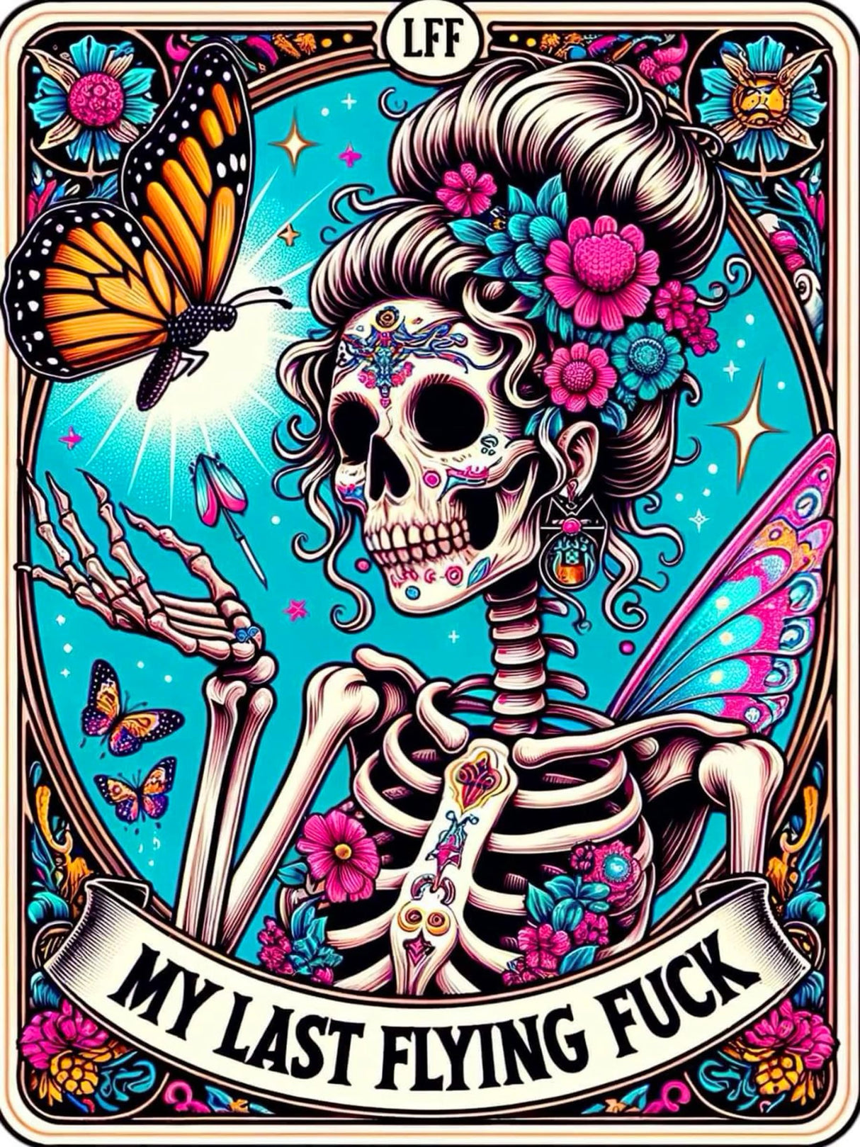 Meothan Skull Diamond Art Kits for Adults-Skull Last Flying Diamond Painting Kits for Adults Beginners, 5D DIY Full Drill Round Rhinestone Gem Art Crafts Paintings for Home Wall Decor 12"x16" Meothan