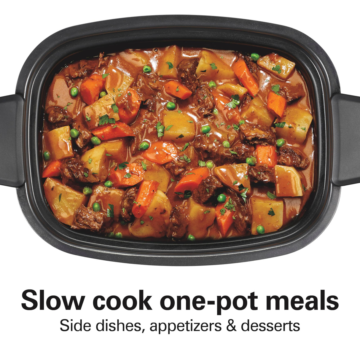 Hamilton Beach 6 Quart 9-in-1 Programmable Slow Cooker with Sear, Browning, Rice, Steam, Sauté, Roast Delay Start & Keep Warm Functions, Nonstick PFAS-Free Dishwasher Safe Crock, Black (33604) Hamilton Beach