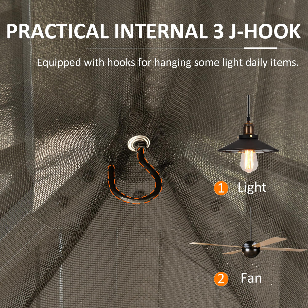 Domi 10' X 12' Hardtop Gazebo, Upgraded Metal Gazebo with Drainage System, Dual-Layer Galvanized Steel Roof, Curtain and Netting, Outdoor Shelter Canopy for Patio, Garden, and Backyard, Brown domi outdoor living