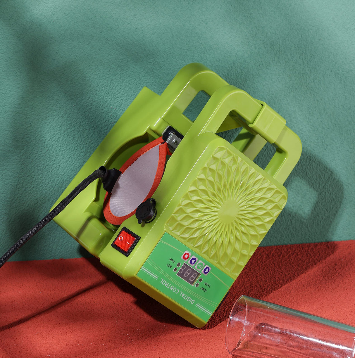 Mug Heat Press - 9.5 in Manual Mug Roasting Machine, WT-102 Mug Coffee Cup Heat Transfer Sublimation Heat Press Machine, DIY Coffee Cup GUDVES