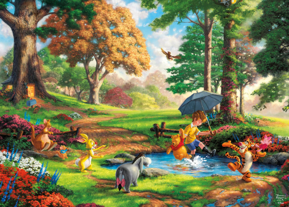 Ceaco - Thomas Kinkade - Disney - Winnie The Pooh - 1000 Piece Jigsaw Puzzle Ceaco