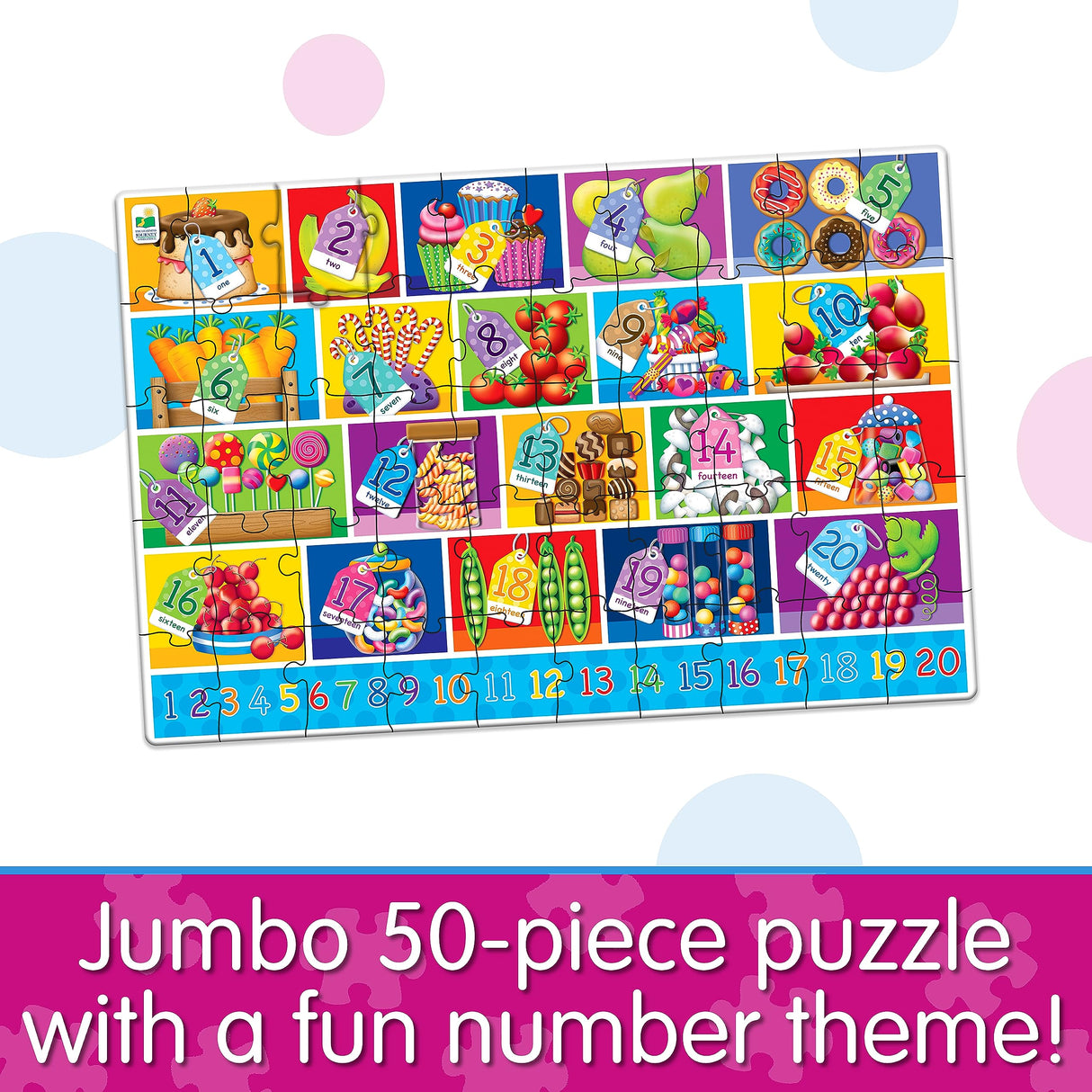 The Learning Journey: Jumbo Floor Puzzles - Numbers - Floor Puzzles For Kids Ages 3-5 - Award Winning Educational Toys The Learning Journey
