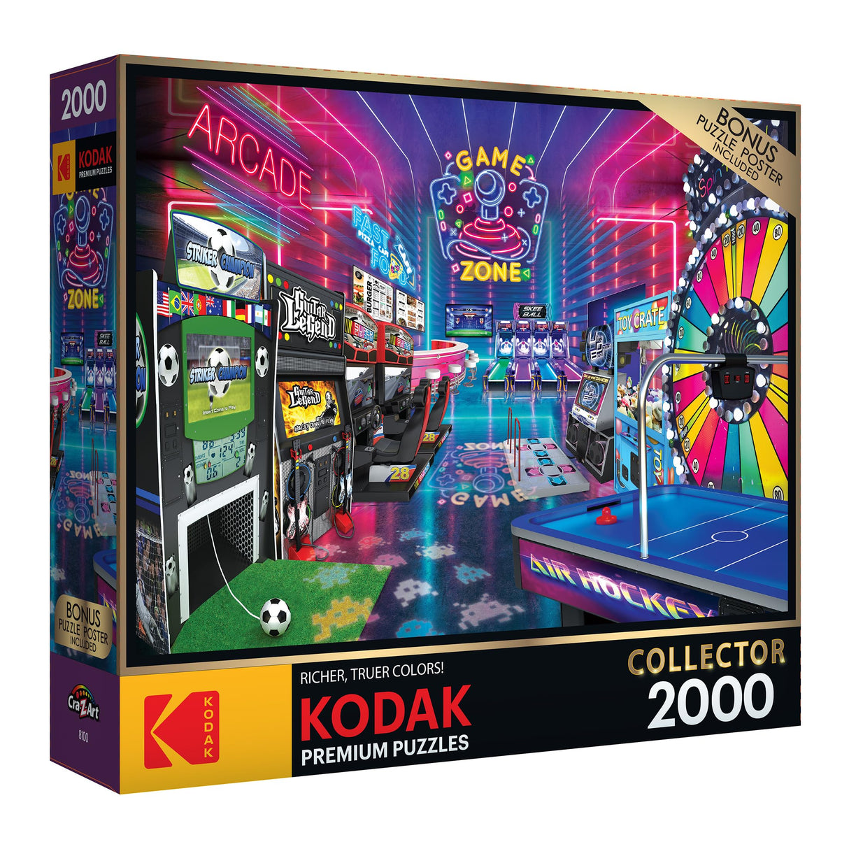RoseArt - Kodak Collector - Fun Zone - 2000 Piece Jigsaw Puzzle for Adults RoseArt