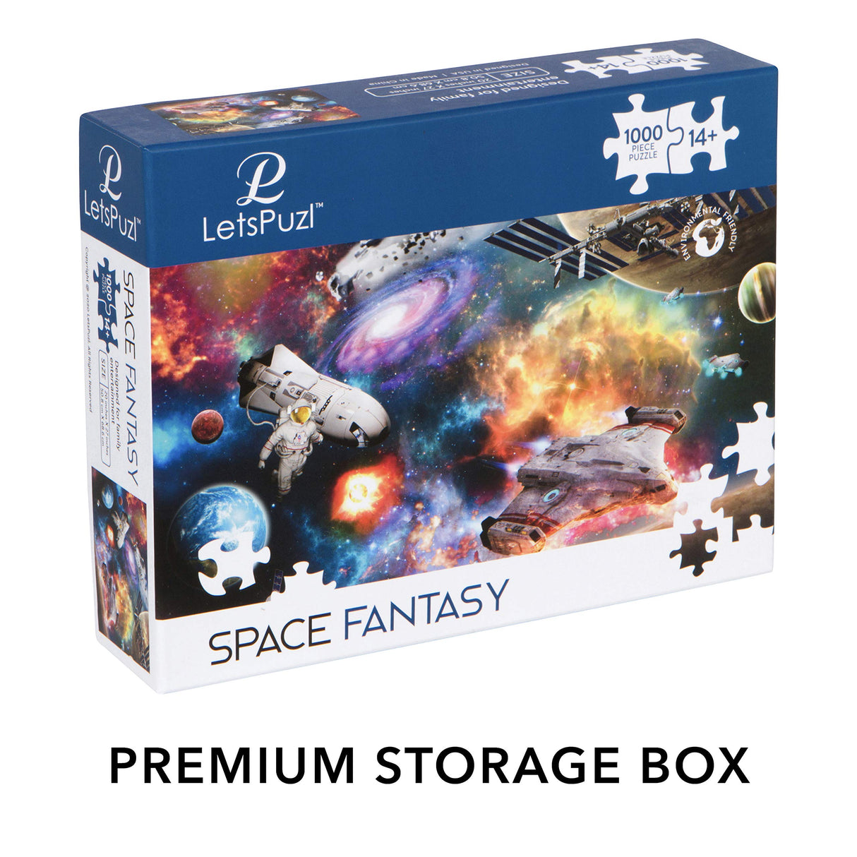 Milky Way Puzzle Galaxy Puzzles – 1000 Piece Adult Puzzle for Adults/Puzzle Space/Solar System/Jigsaw Puzzle Stunning/Puzzles for Adults 1000 Pieces and Up/ 20" x 27"/ 3 Fun Bonus Items by LetsPuzl LetsPuzl