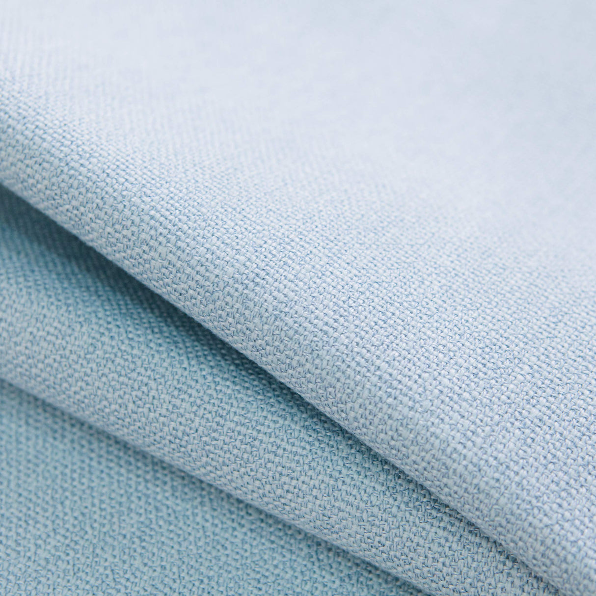 Soft Caddice Faux Linen Table Runner 2 Piece Fabric in 1 for Family Dinners or Gatherings, Indoor or Outdoor Parties, Everyday Use (12 x 72, Seats 4-6 People), Light Blue NATUS WEAVER