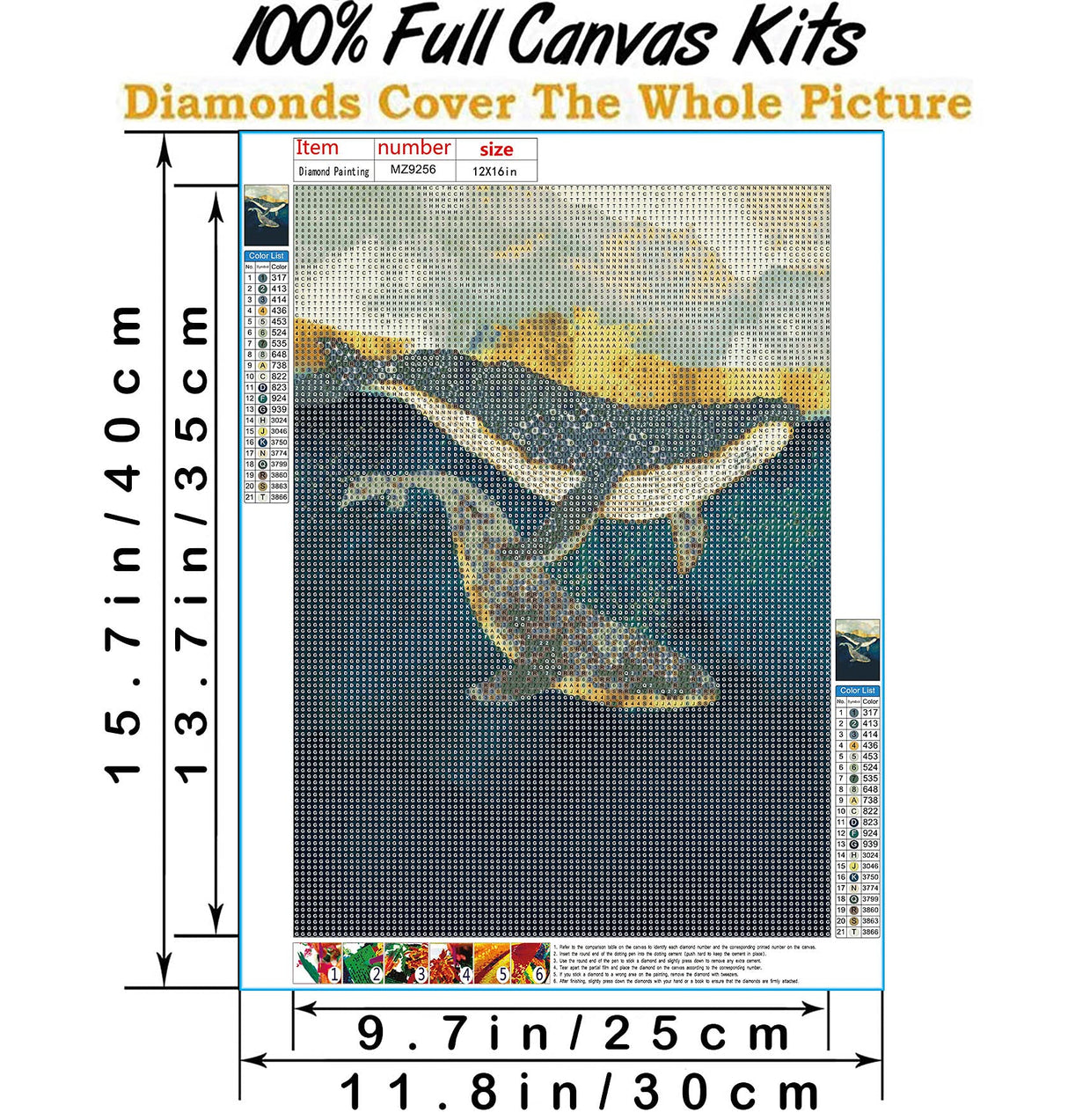 Hestarcul 5D Diamond Painting Kit,Diamond Art Kits for Adults,Diamond Dots,Paint with Diamonds Round for Gift,Wall Decor(12x16) (Bond) Hestarcul