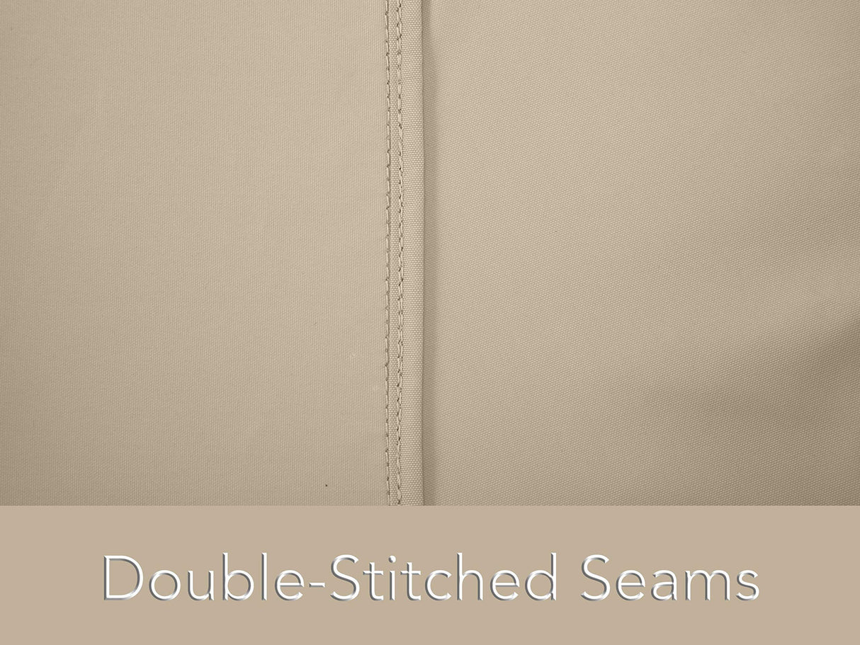 Covermates Shuffleboard Table Cover - Water-Resistant Indoor/Outdoor Cover, Weather Resistant Heavy Duty Table Game Cover, Elite 300D Polyester, 146W x 32D x 12H, Khaki Covermates