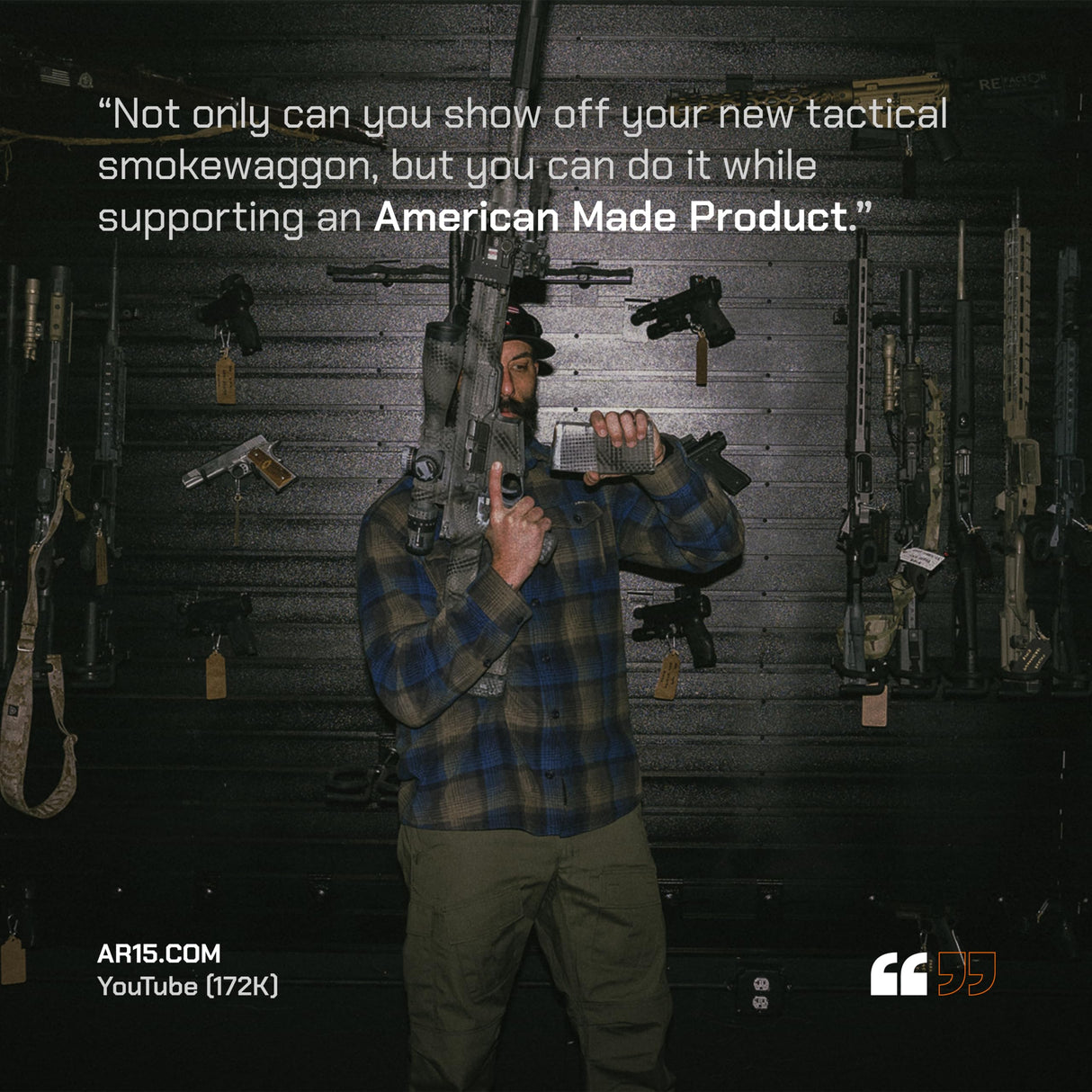 Hold Up Displays Gun Wall Mount, AR Wall Mount, Rifle Wall Mount, Shotgun Holder, Bow Wall Hanger, Gun Hooks for Wall, Oak Hardwood Gun Display from Wisconsin - Made in USA Hold Up Displays