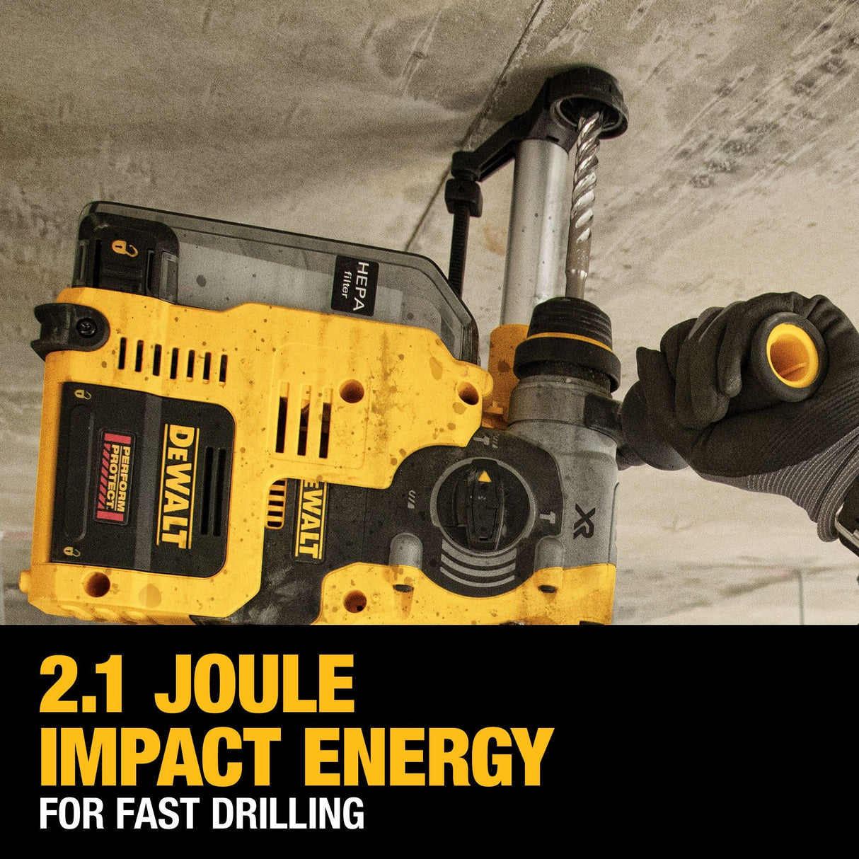 DEWALT 20V MAX Rotary Hammer, Cordless, Battery and Charger Included (DCH273H1) DEWALT