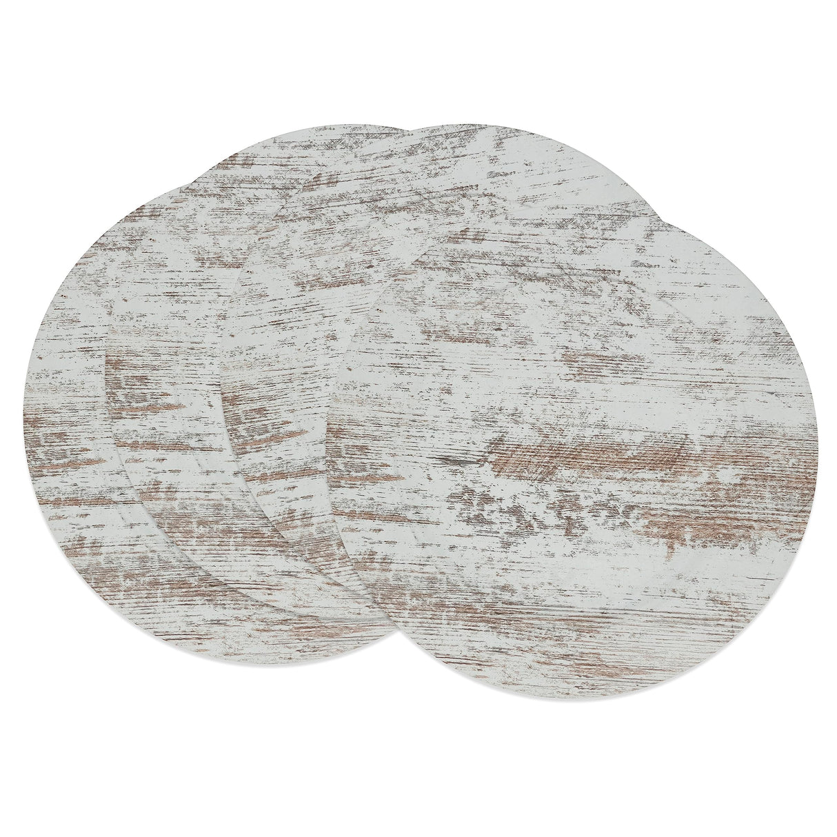 Woodland-Inspired Faux Wood Charger Plate (Set of 4) SARO LIFESTYLE
