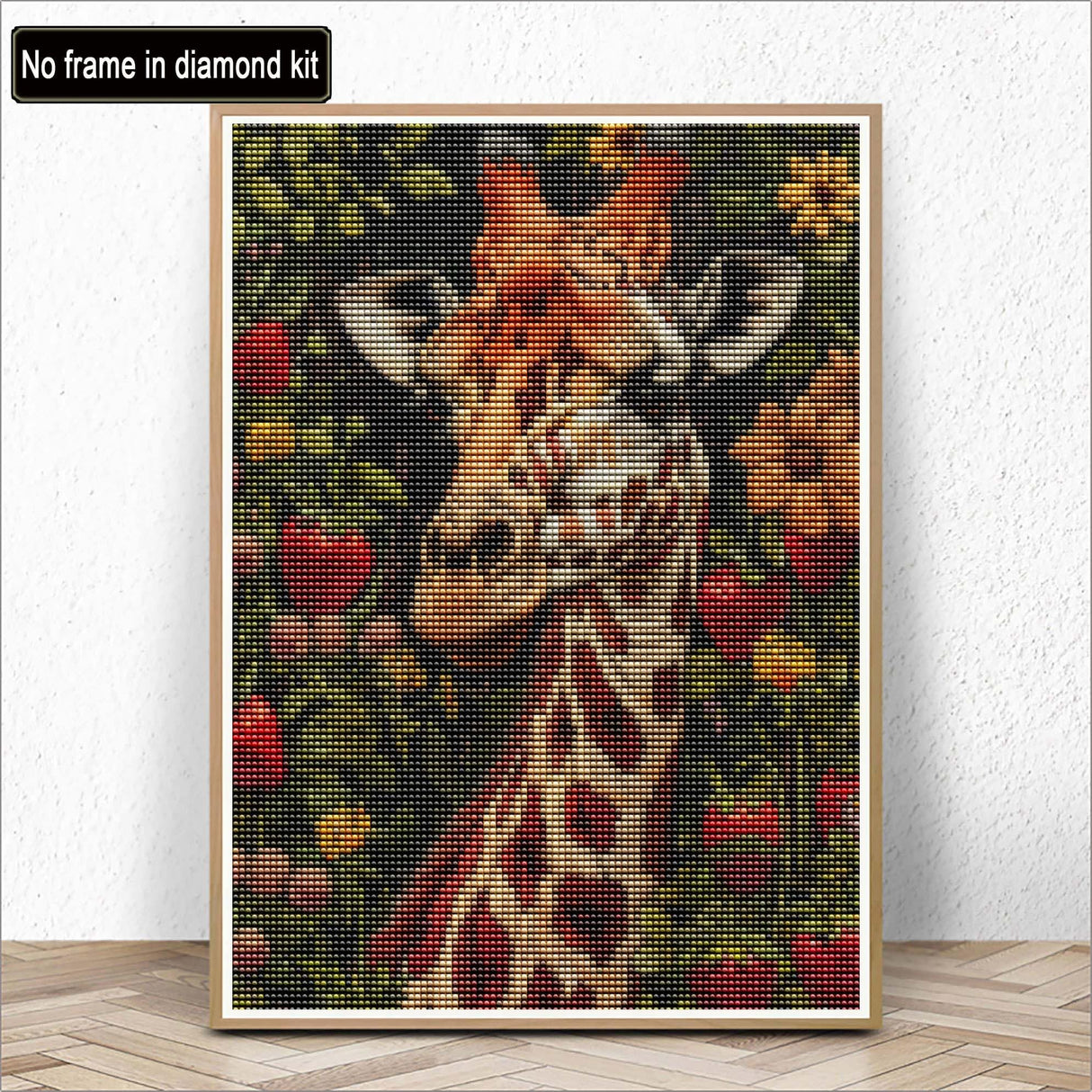 Kaliosy 5D Diamond Art Kits for Adults Strawberry Giraffe by Number Kits, Diamond Painting Art Animal DIY Full Drill Crystal Craft Cross Stitch Embroidery Decoration (12x16 inch) 30x40 cm Kaliosy