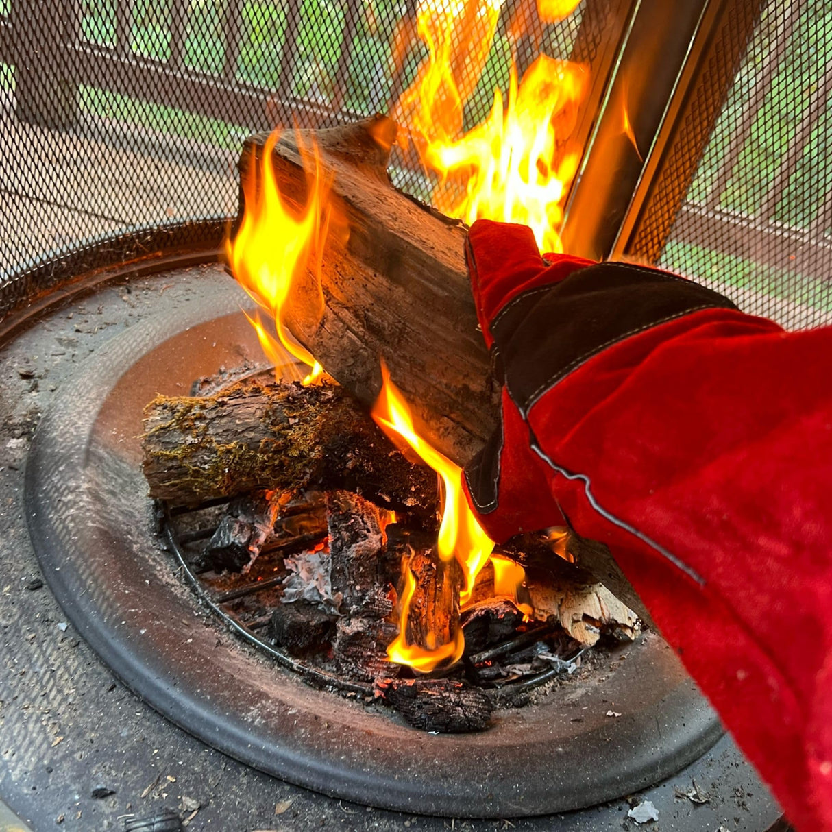 Grill Armor Welding Gloves – 16inch 932℉ - Leather Forge/Mig/Stick – Heat/Fire Resistant Gloves, Mitts/Pot Holders For Oven, Grill, BBQ, Furnace, Stove, Fireplace, Tig Welder, Animal Handling Glove Grill Armor Gloves