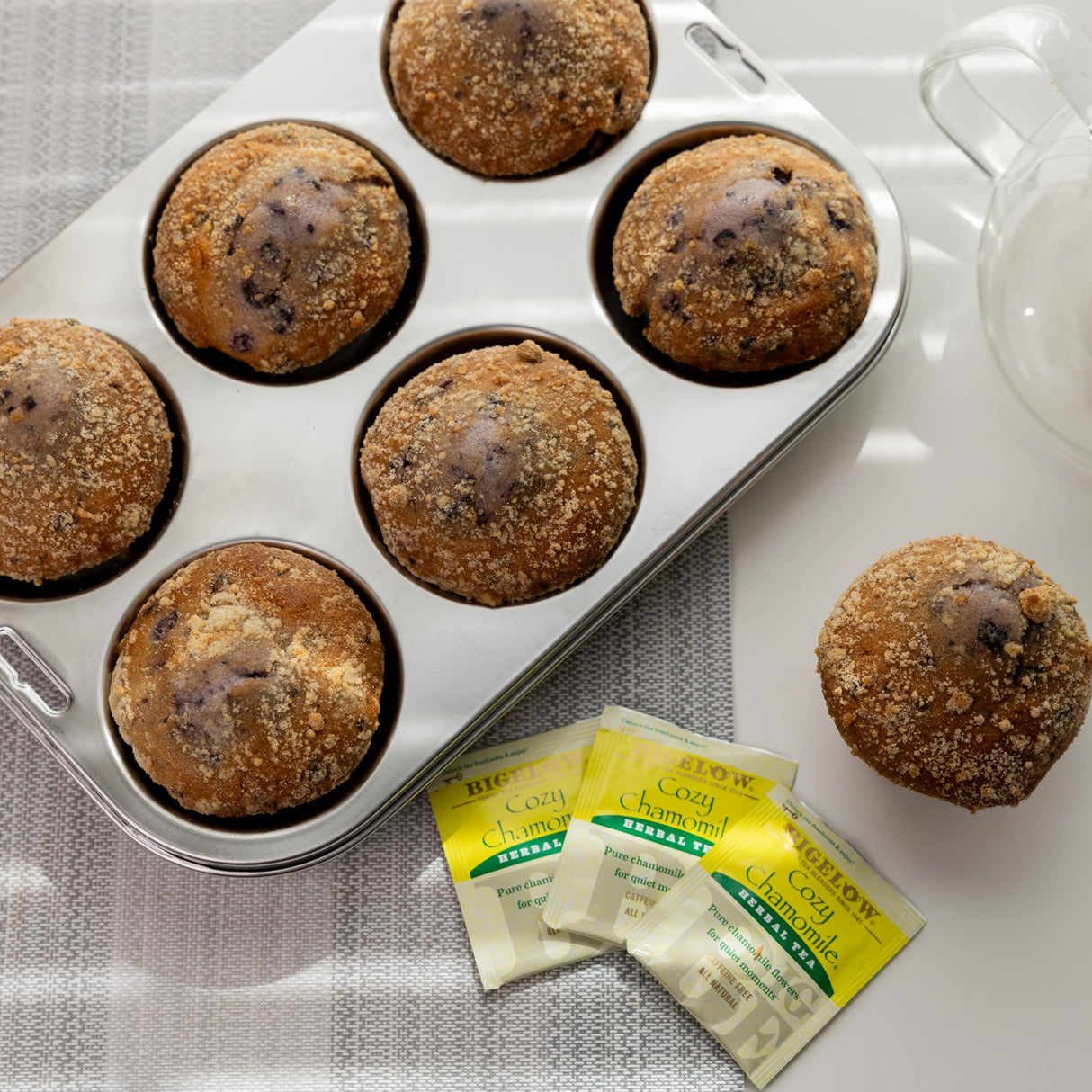 Fox Run Stainless Steel Extra Large Muffin and Cupcake Pan, 6 Cup Fox Run