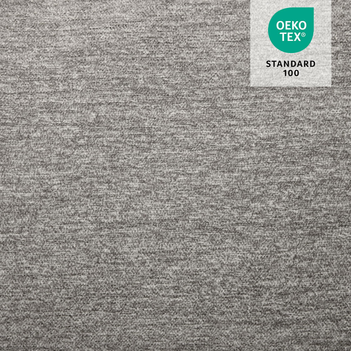 MCombo Power Lift Recliner Chair with Extended Footrest for Elderly People, Fabric 7287 (Light Grey, Medium) MCombo