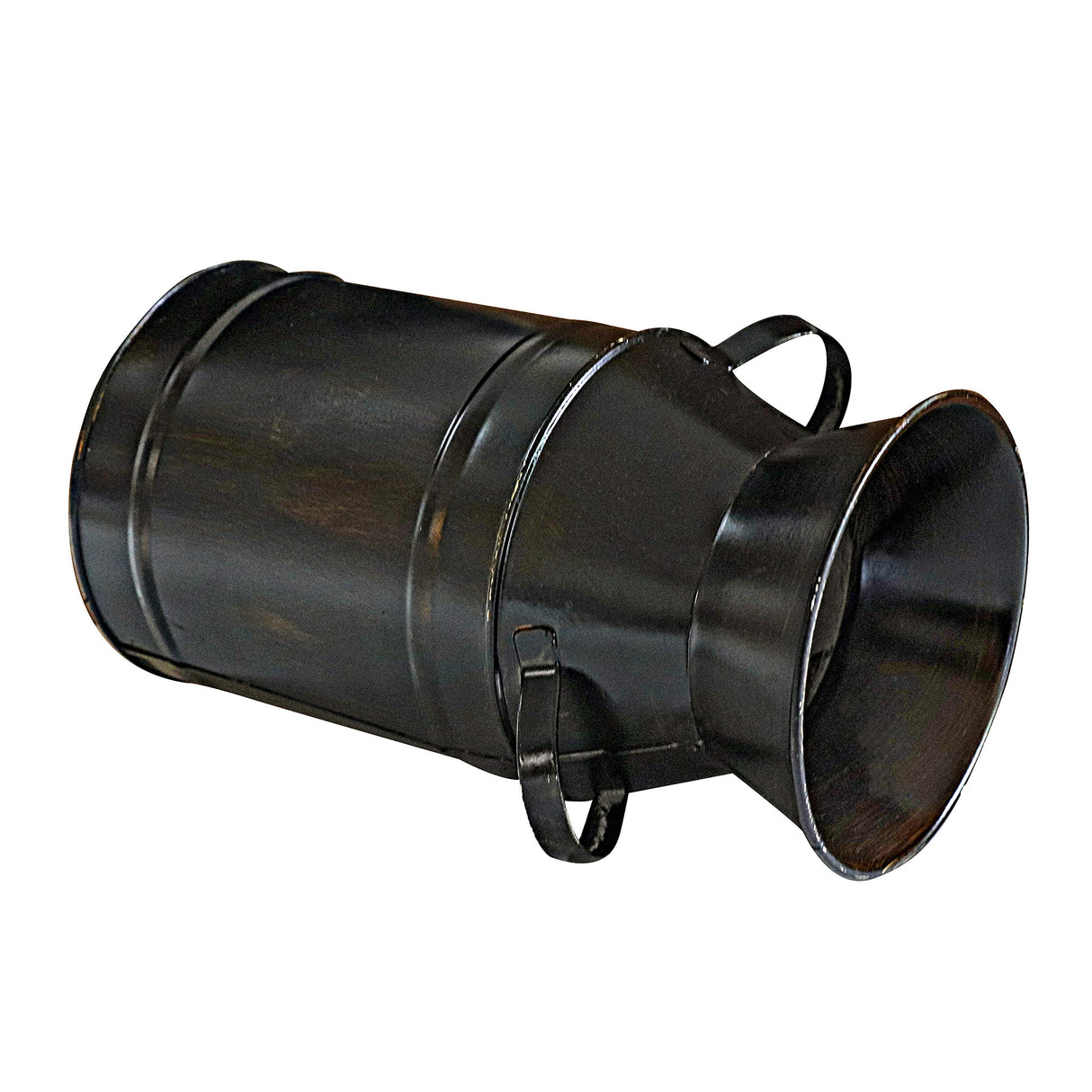 Soyizom 7.5" Tall Galvanized Metal Vase Farmhouse Rustic Decorative Flower Vase Primitive Tin Bucket Country Milk Can Jug for Table Centerpieces, Home Office Cafe Decoration & Wedding Soyizom