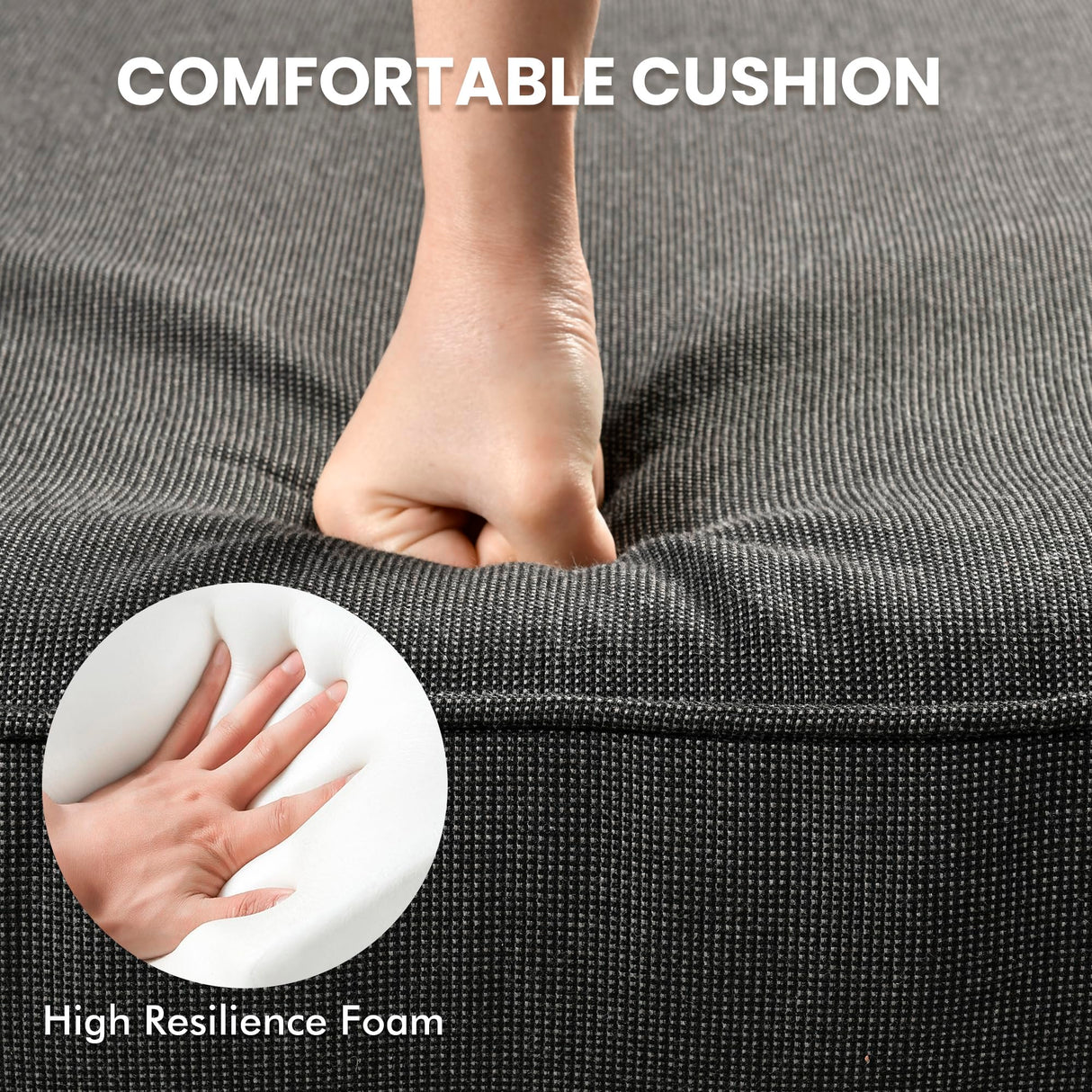 Outdoor Sectional Patio Furniture Set with Fire Pit Table and Glowing Table,8 Pieces Wicker Conversation Sets L Shaped Couch Out Door Sofa Set Outside Furniture for Garden Deck Yard,Black POUUIN