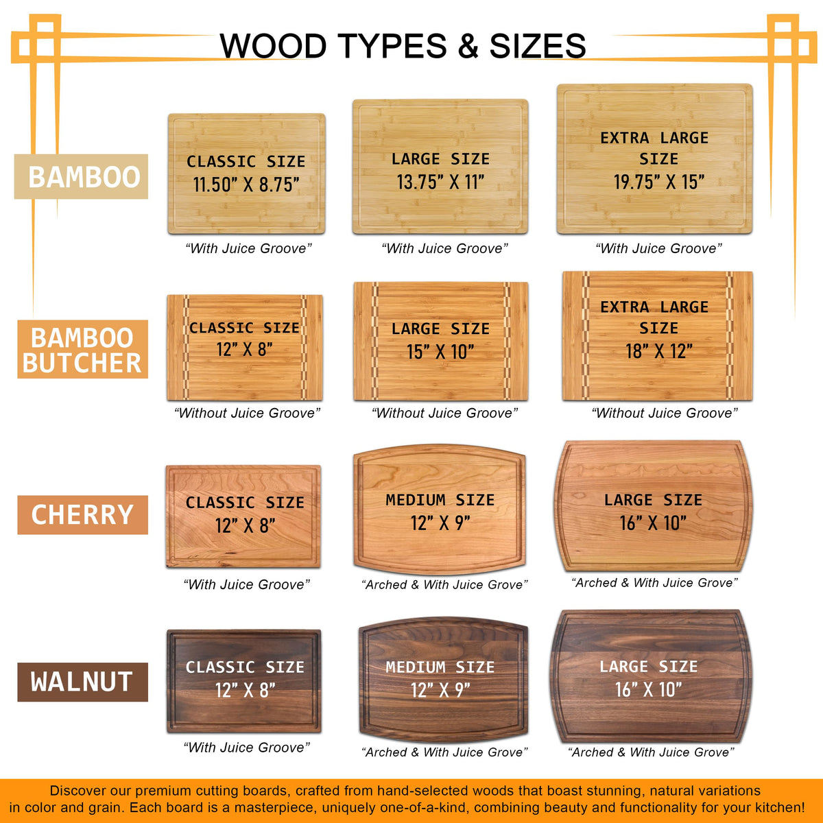 Personalized Cutting Board - Custom Engraved Charcuterie Boards - Gift For Wedding, Bridal Shower, Engagement, Anniversary, Mother's Day, Father's Day - Best Gift Idea For Couples - Hand Made in USA FastNGift